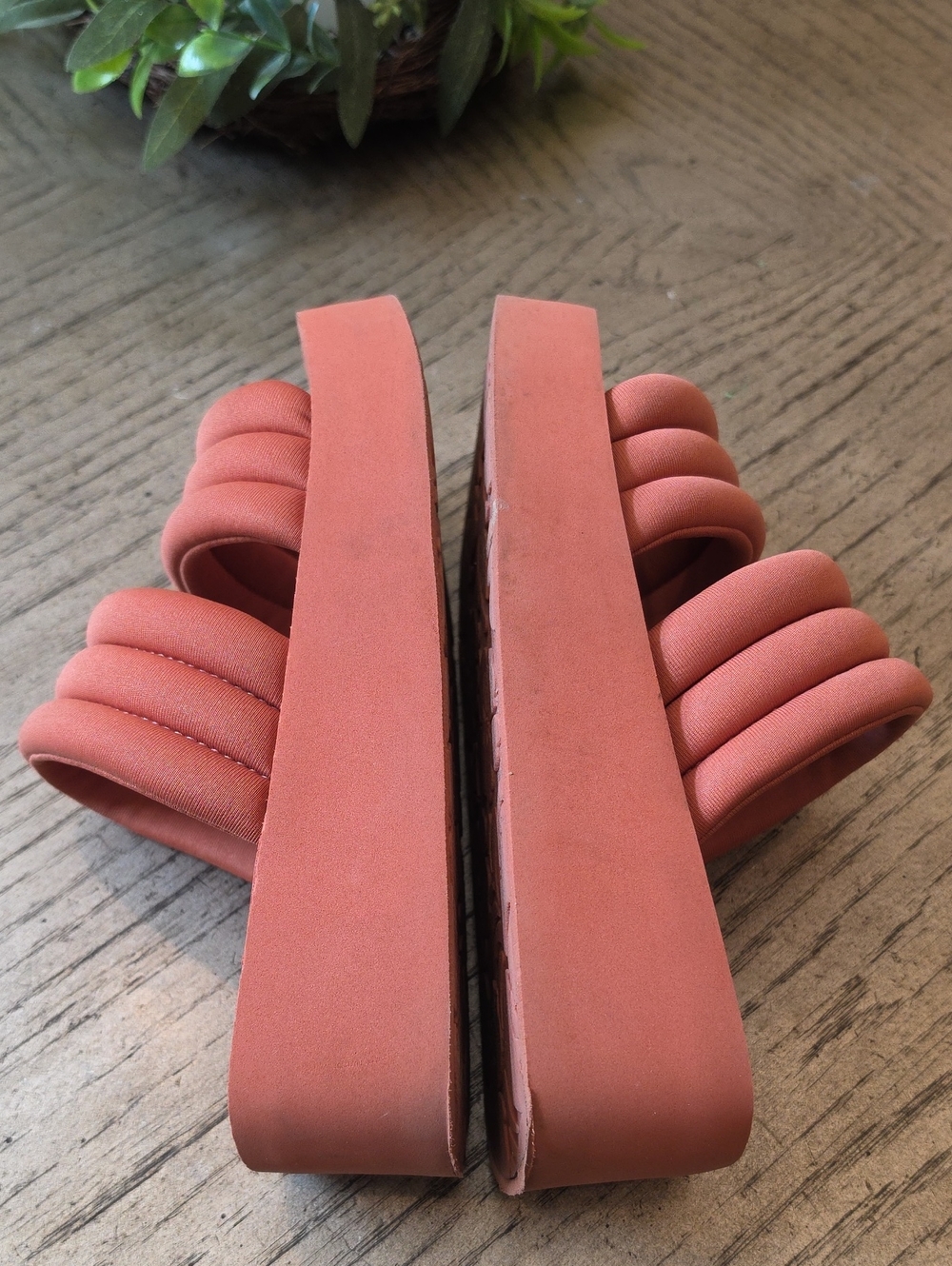 Platform Slide Sandals Roxy Size 7 - Picture 4 of 10